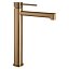 Grifo de lavabo alto monomando Firenze oro rosa cepillado de Imex